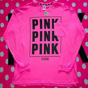 ❤☺NEW! VS PINK CAMPUS CREW TEE☺❤